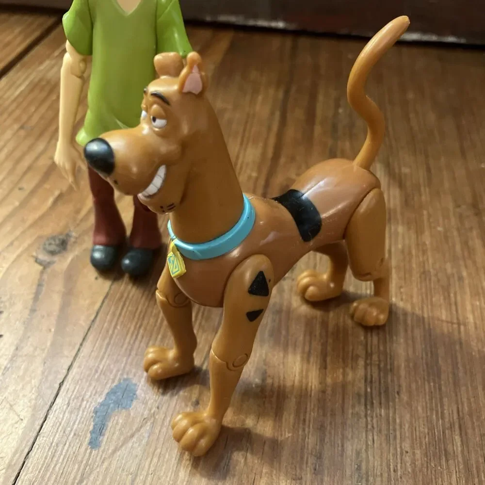 Vintage 2001 Hanna Barbera Scooby Doo Shaggy Poseable Figures 4.5“